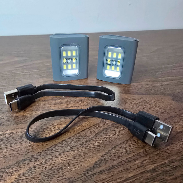 2 Pack LED Rechargeable Running Safety Lights - photo 4
