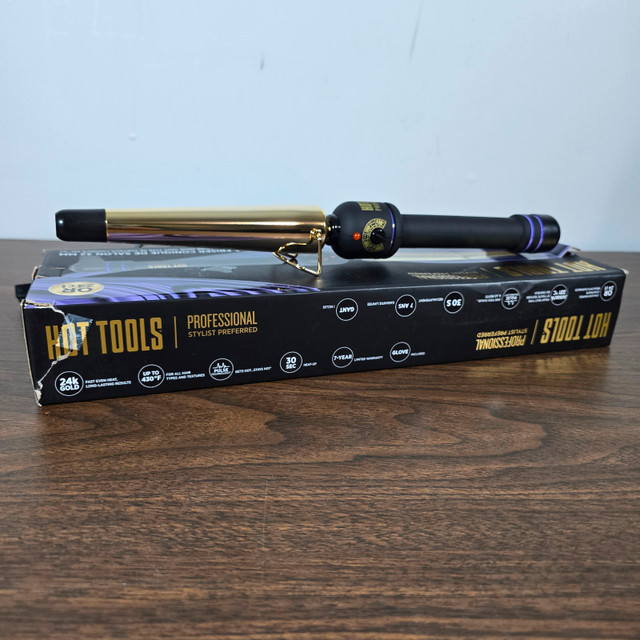 Hot Tools 24K Gold Salon Tapered Curling Iron/Wand