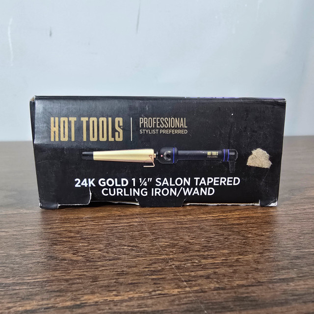 Hot Tools 24K Gold Salon Tapered Curling Iron/Wand - photo 4