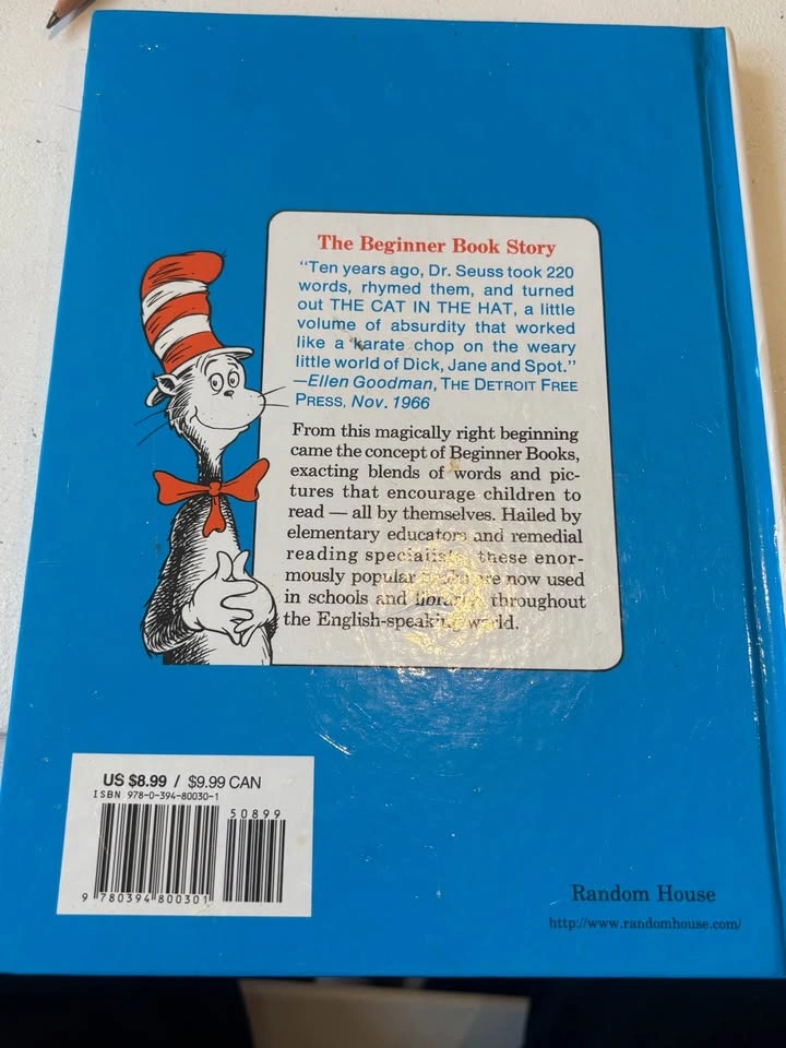 Dr. Seuss's ABC 1963 1st Edition Hardcover B-30 - photo 2