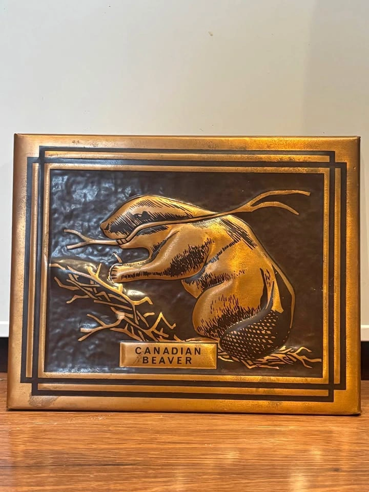 Copper Art 'Canadian Beaver’ Kroy Screen Studios LTD Canada