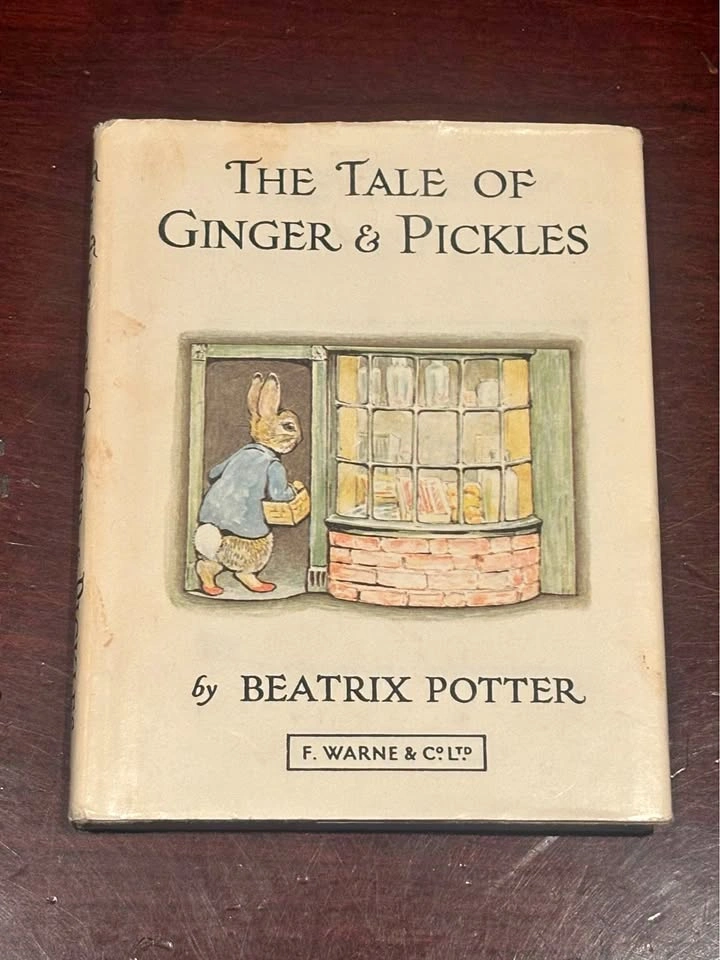 The Tale of Ginger & Pickles by Beatrix Potter - Vintage Hardcov