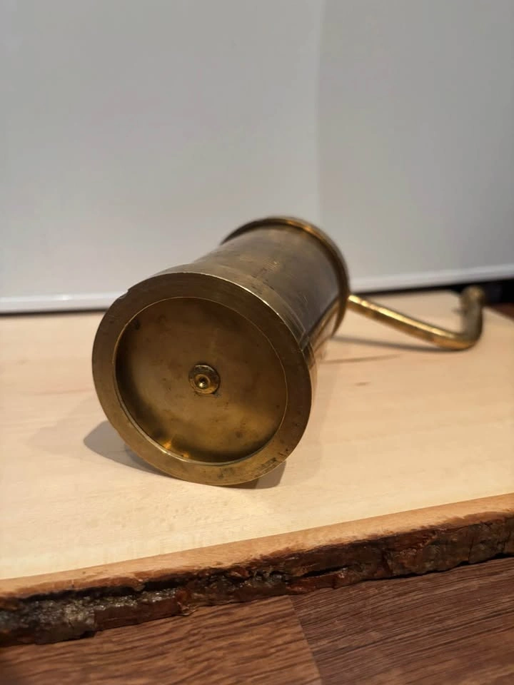 Vintage Brass Sev Maker Murukku Press Chakli Maker - photo 2