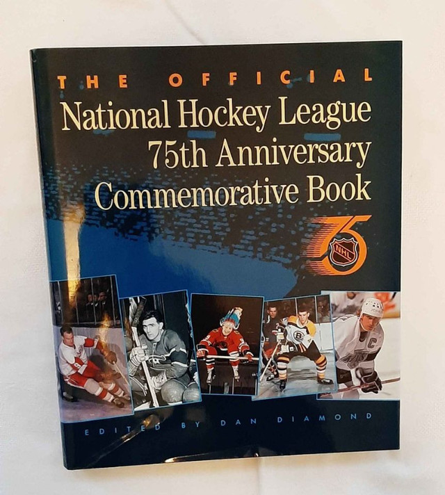 Official NHL 75th Anniversary Commemorative Hardcover