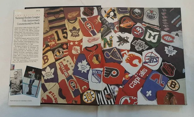 Official NHL 75th Anniversary Commemorative Hardcover image indicator(3)