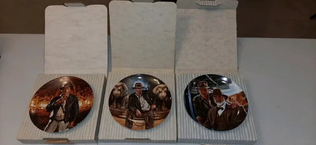 3 Indiana Jones Collector Plates - Total set - $50 thumbnail
