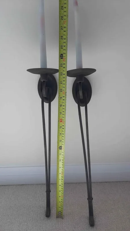 2 Wrought Iron Candle Holders - Partylite Serenade image indicator(2)