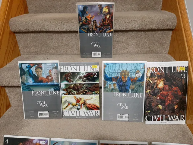 MARVEL COMICS CIVIL WAR FRONT LINE #1 - #11 image indicator(2)