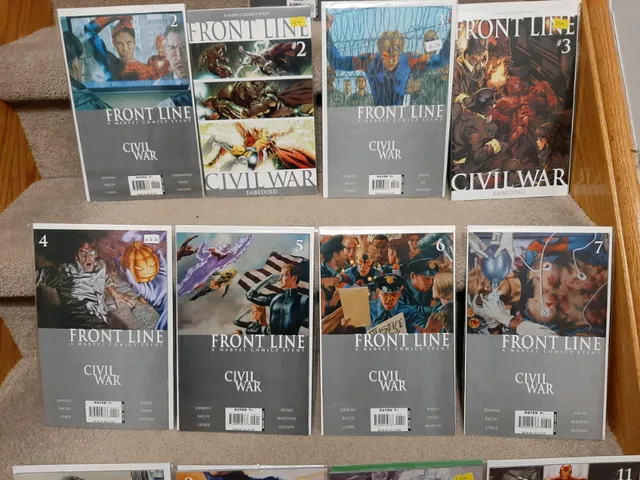 MARVEL COMICS CIVIL WAR FRONT LINE #1 - #11 image indicator(3)