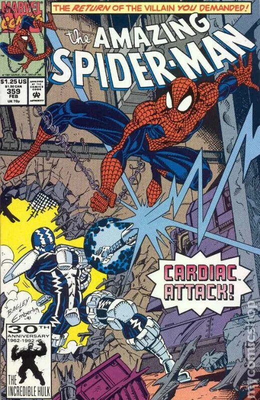 Amazing Spider-man #359 thumbnail