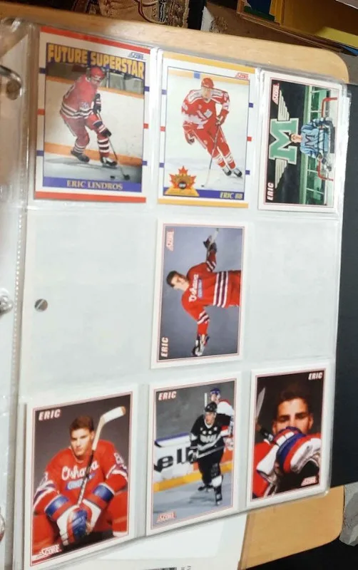 7 Eric Lindros Score Prospect Cards 1991 thumbnail
