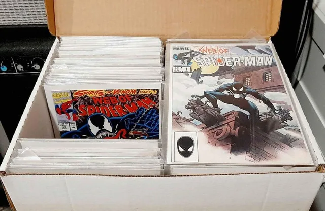 WEB OF SPIDER-MAN 1985 1ST SERIS COMIC BOOKS + extras thumbnail