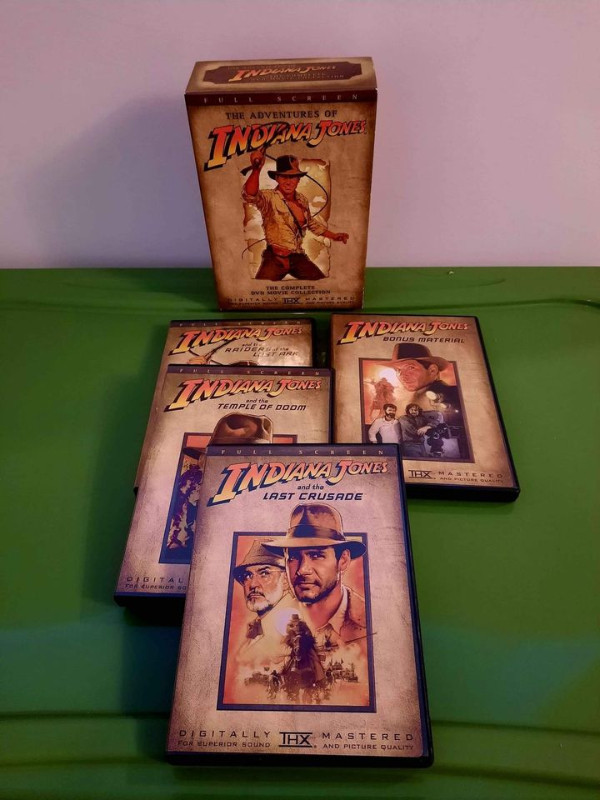 Indiana Jones Trilogy DVD Box Set - photo 3
