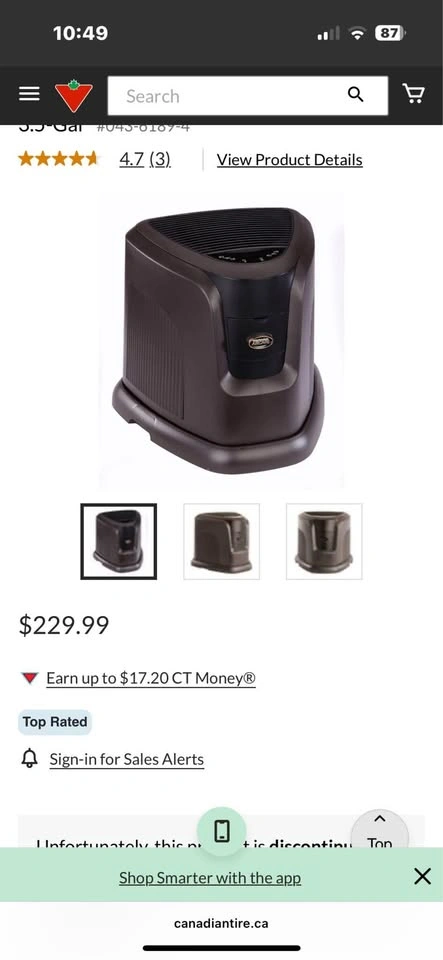 AIRCARE Triangle Evaporative Humidifier - Designer Series - photo 3