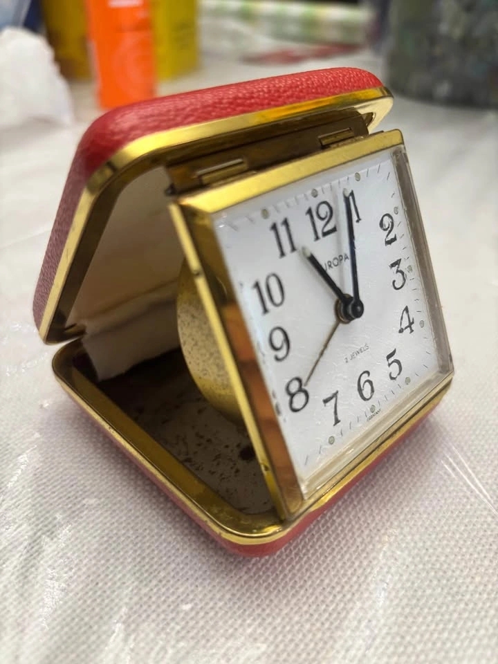 Vintage Travel Alarm Clock, Europe, 1950s - photo 2