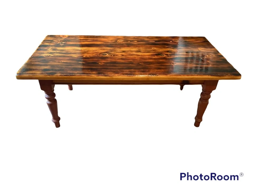 One of a kind custom finished coffee table - photo 3
