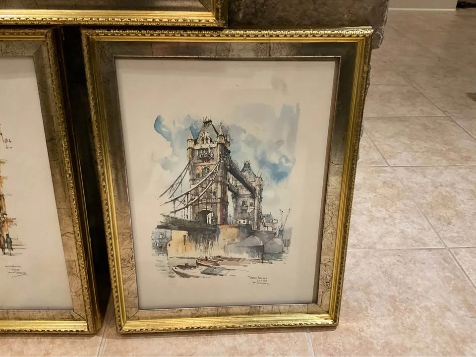 Jan Korthals Watercolour Reproduction Prints - London Scenes - photo 3