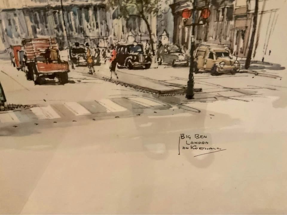 Jan Korthals Watercolour Reproduction Prints - London Scenes - photo 5
