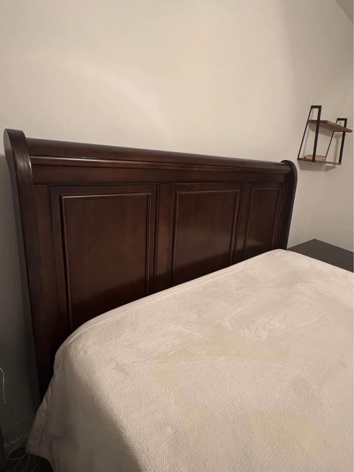 Queen Storage Bed with Headboard & Mattress - photo 2