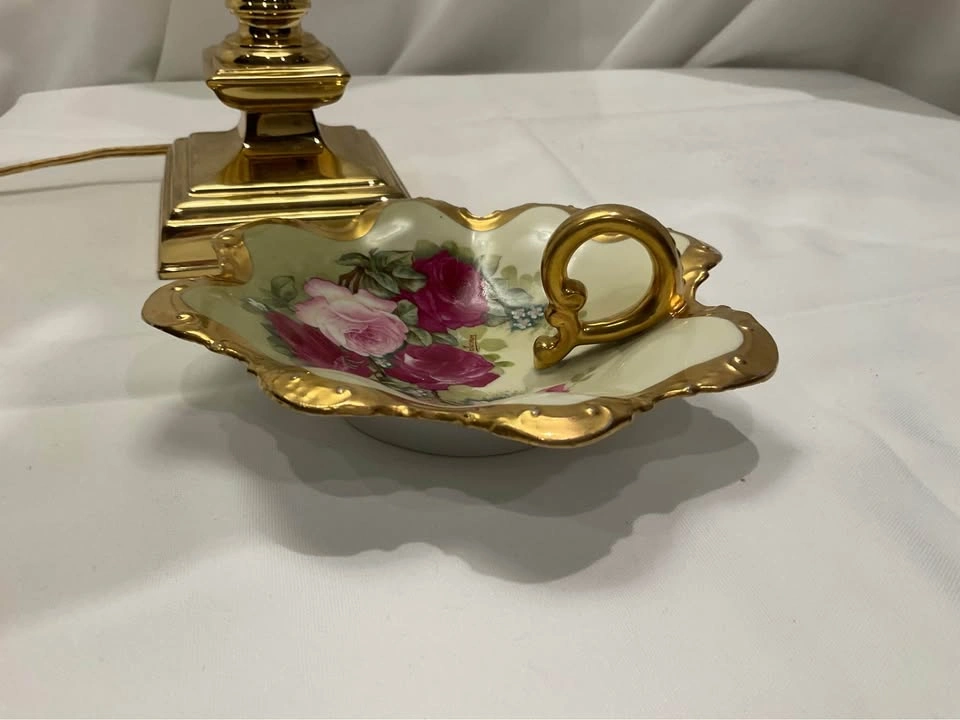 Trinket Dish Vintage Porcelain Hand Painted Made In Austria - photo 4