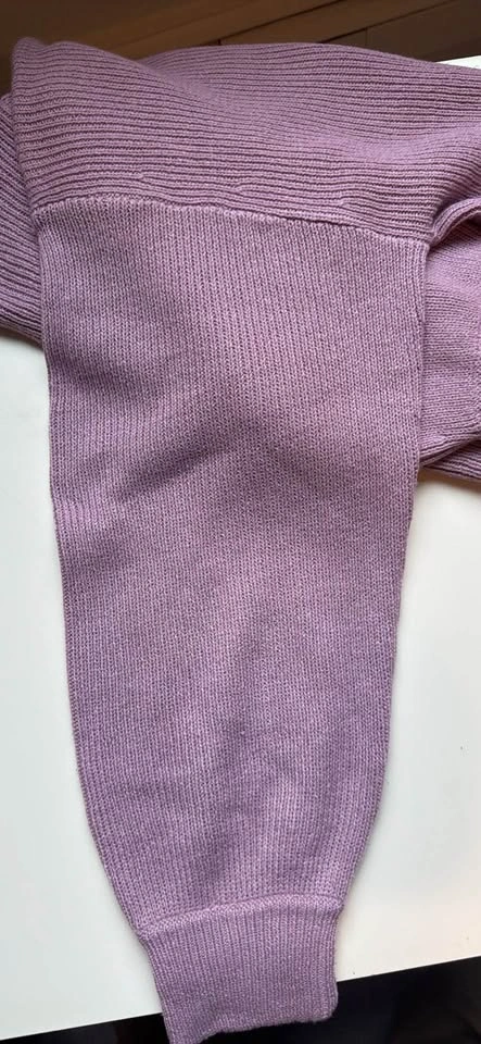 Cropped oversized Pink Jumper (Medium size sweater) - photo 3