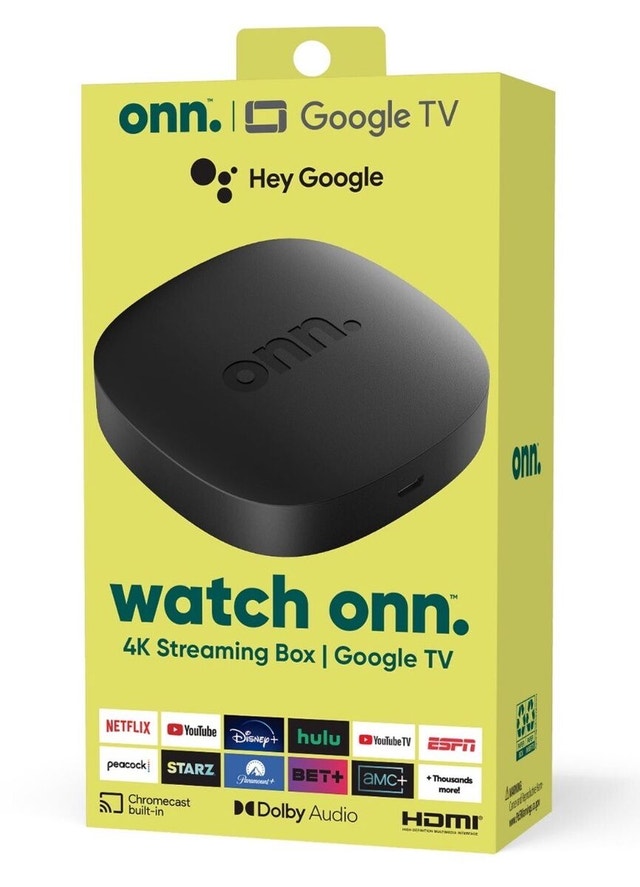 onn 4K Google TV Streaming Device