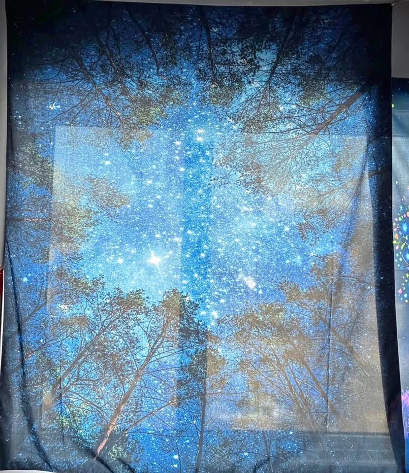 UV Reactive Tapestry - Multicolor
