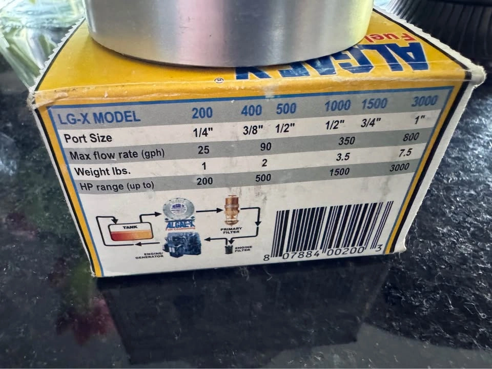 Algae-X LG-X200 Magnetic Fuel Conditioner - New/Open Box - photo 3