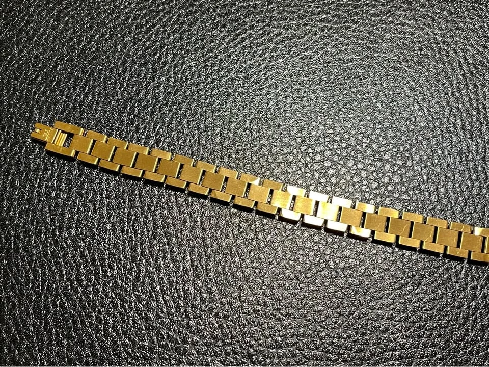 18K Gold Plated Bracelet 10mm - photo 2