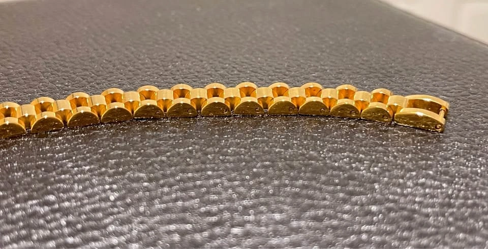 18K Gold Plated Bracelet 10mm - photo 4