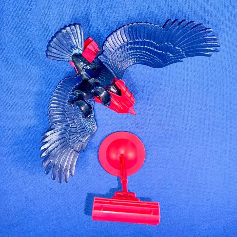 Vintage MOTU 1972 Screech bird in armor and stand - photo 5