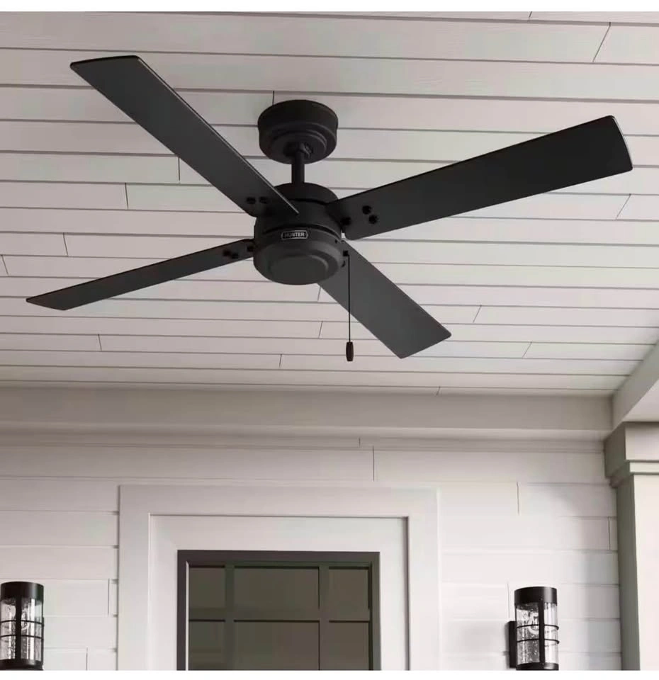 52 in. Indoor/Outdoor Matte Black Ceiling Fan - photo 3