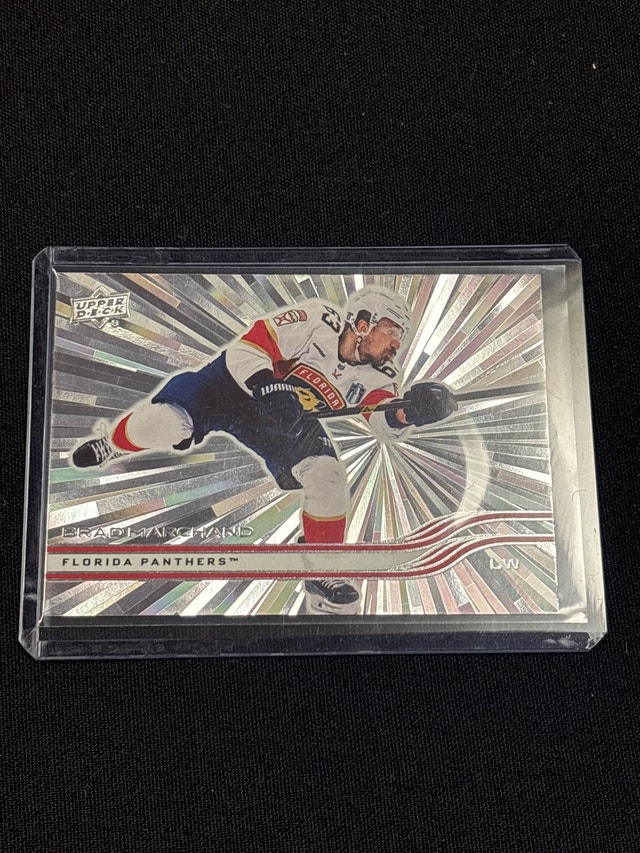 Silver Outburst Brad Marchand. 25/26 Upper Deck Series 2