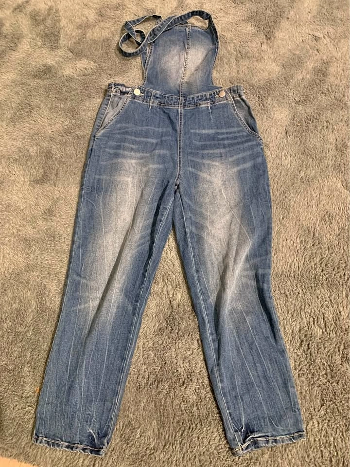 Dollhouse Brand Denim Overall Jumpsuit - Size M