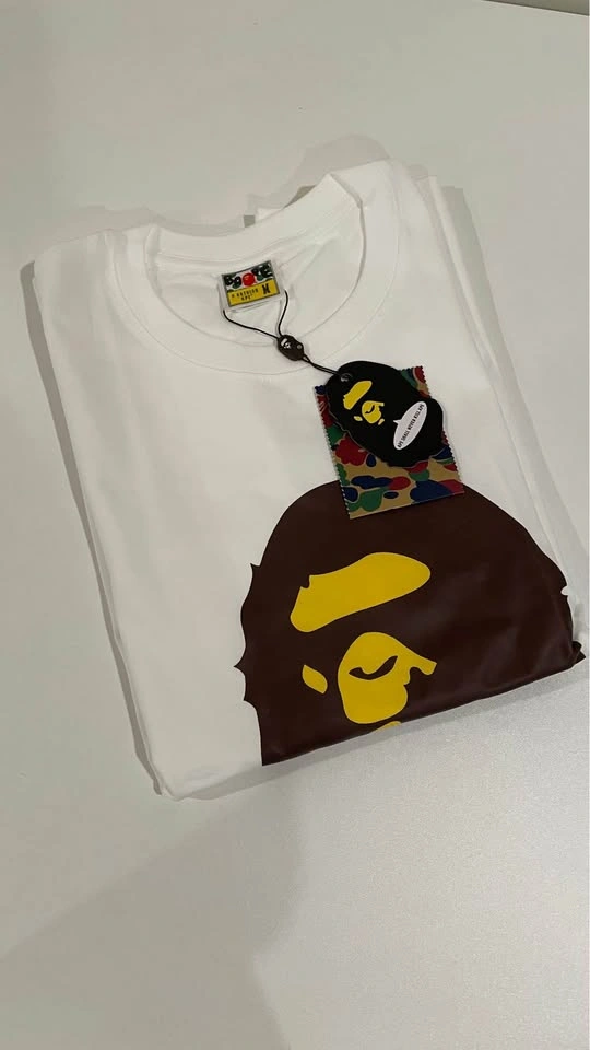 A Bathing Ape Big Ape Head Brown Tee - Mens Medium - photo 3
