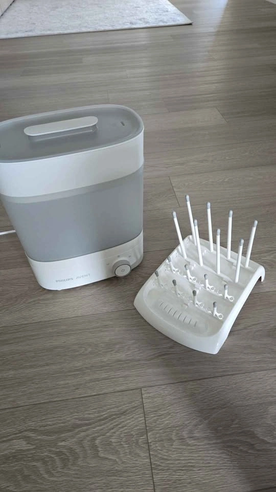 Philips Avent Bottle Sterilizer & Munchkin Drying Rack - photo 3
