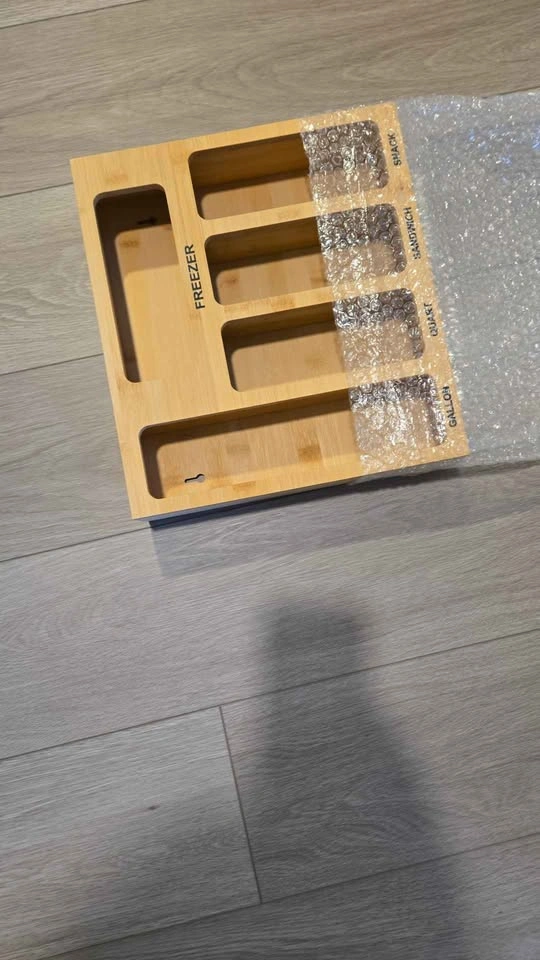 Bamboo Ziploc Bag Organizer - photo 2