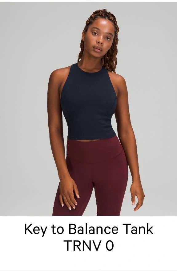 Lululemon Key to Balance Tank Navy Size 0 - photo 4