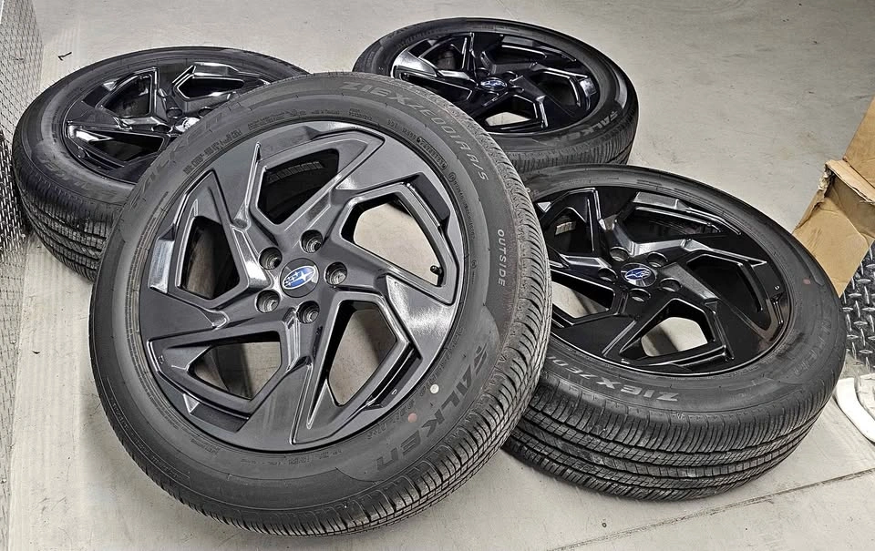 Subaru Crosstrek OEM Rims with All Season Tires 225/55R18