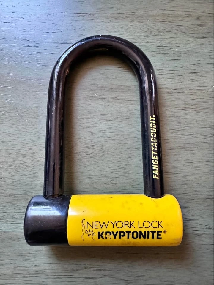 Kryptonite NY Fahgettaboudit U-Lock - 2 Keys Included