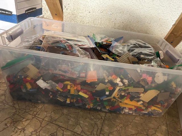 Bins of Lego