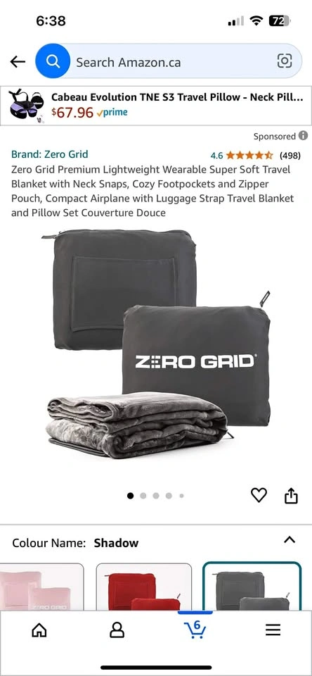 Zero Grid Wearable Blanket