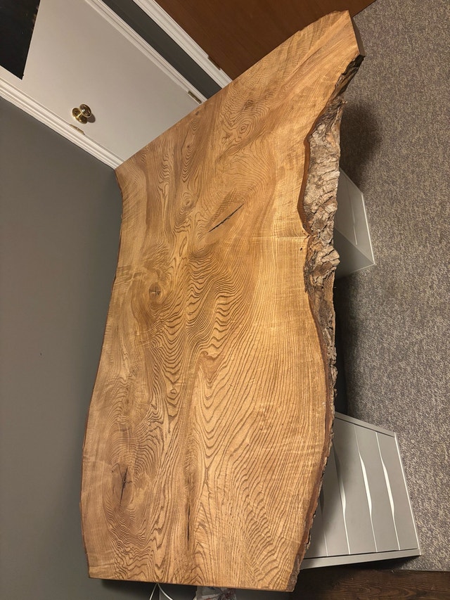 Beautiful Ash Wood Coffee Table Top or Desk Top