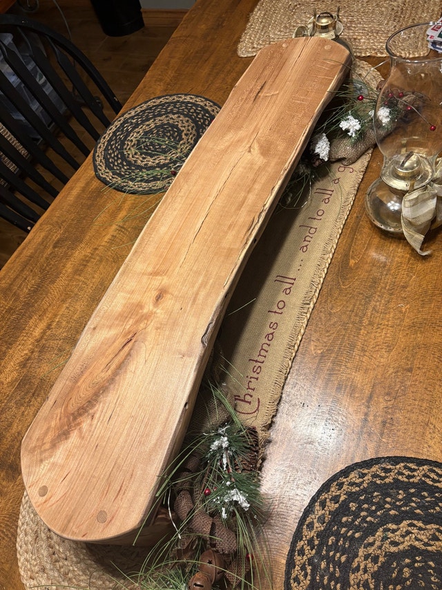 Dining Table Center Decor - Black Cherry Wood - photo 5