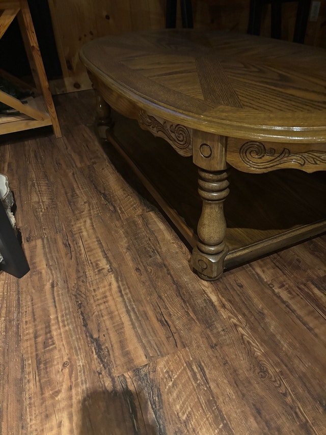 oak coffee table - photo 3