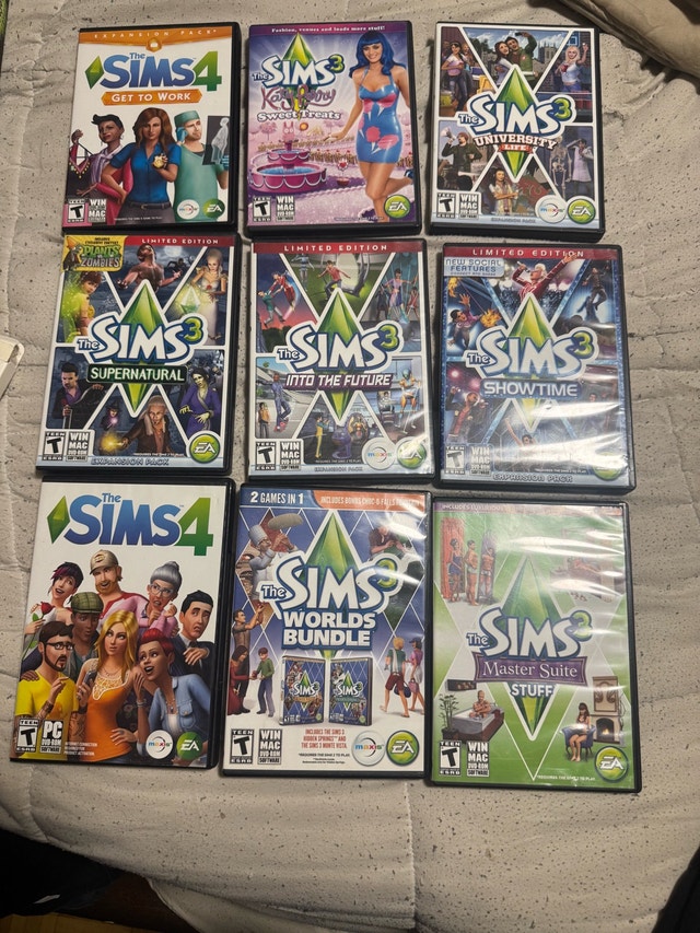Sims 3 and 4 Collection for PC/Mac