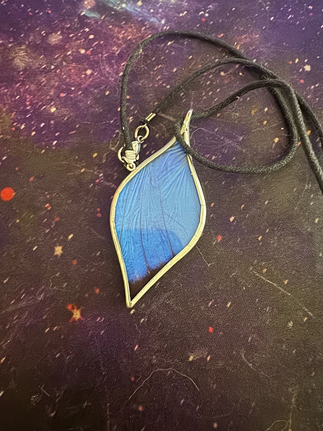 Butterfly Wing Necklace - photo 2