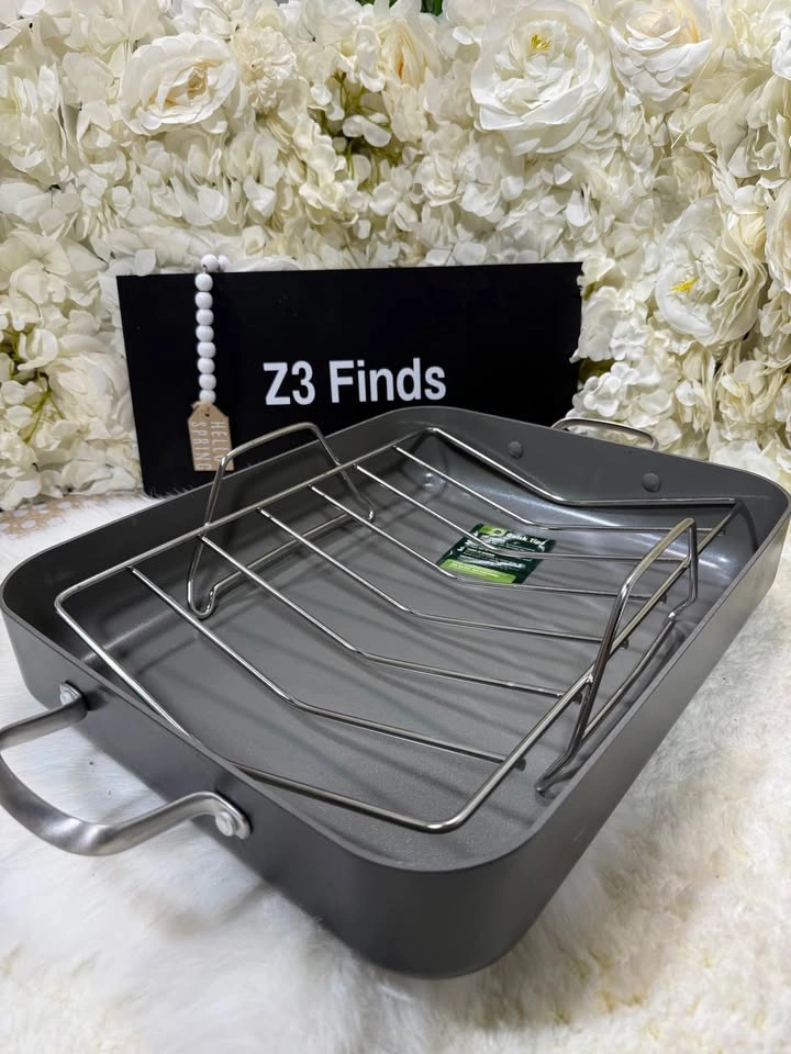 Greenpan Chatham Ceramic Nonstick Roasting Pan 33x41cm - photo 2
