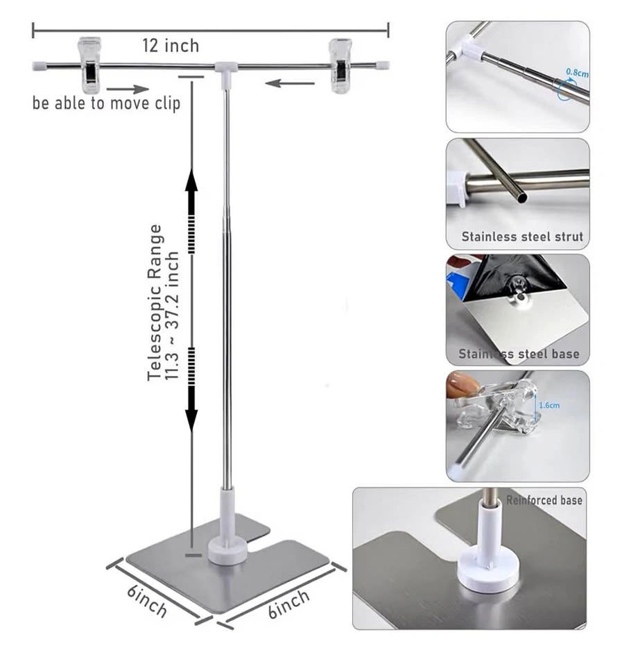 Photography Background Paper Kit with Stand