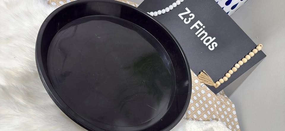 Black Plastic Plant Saucers 15 inch - photo 2